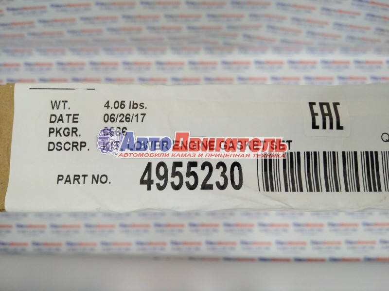 Комплект прокладок нижний 4955230 Cummins 6ISBe ISDe V=6,7 ОРИГИНАЛ