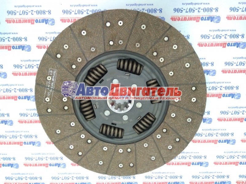Диск сцепления ведомый 1878002642 3970506 MFZ350 КамАЗ VOLKSWAGEN SACHS КИТАЙ