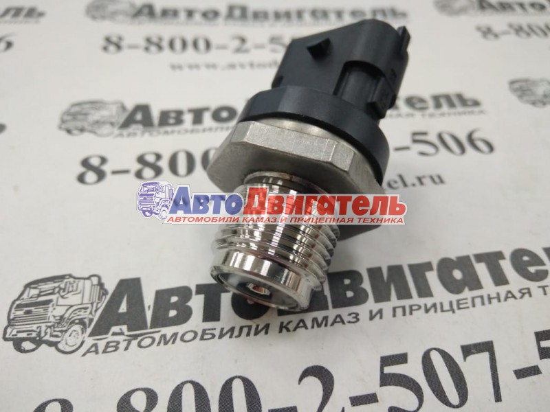 Датчик давления топлива в рампе 3974092, 0281002937 КАМАЗ Cummins isвe, ISLe евро3 bosch китай